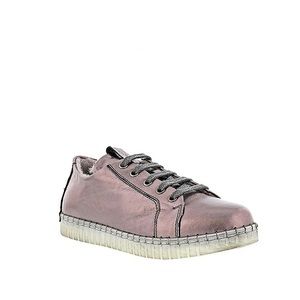 Andia Fora Gregory’s women’s size 36 dark rose metallic fuzzy low top sneakers